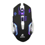 Jeqang New 6D Wireless Charging Gaming Mouse Colorful Lighting BT Features.